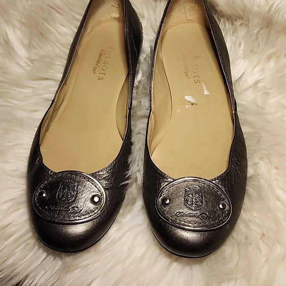 Talbots Collection Pewter‎ flats 8 - Picture 1 of 13
